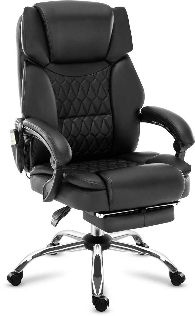 Mark Adler - Boss 6.0 Black - Bureaustoel met massage
