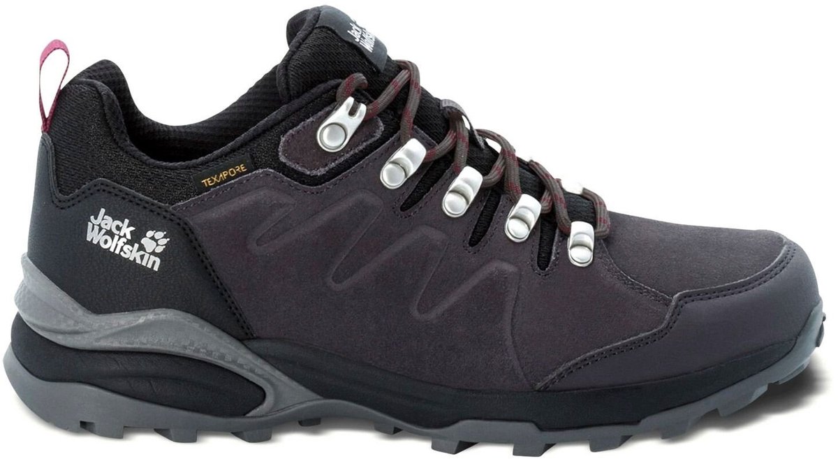 Jack Wolfskin Refugio Texapore Low Wandelschoenen Dames Dark Steel 42.5 Paars