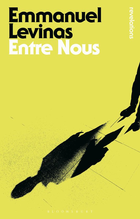 Couverture du livre 'Entre Nous' d'Emmanuel Levinas avec une ombre de deux personnes.
