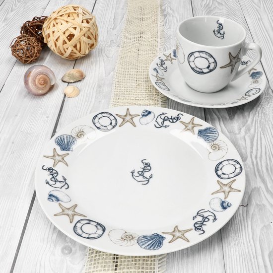 7-delige ontbijtset - Vizyon Home