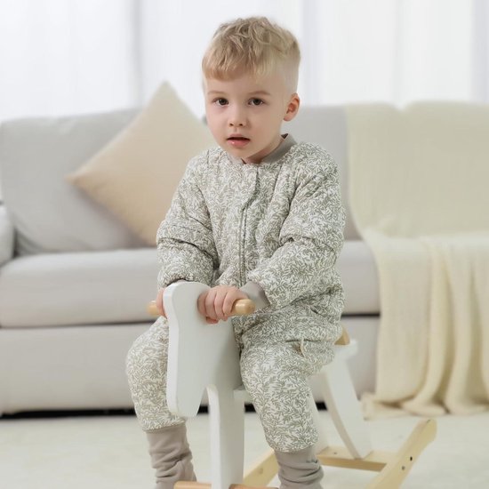 TOG 2.5 katoenen uniseks slaapzak met afneembare mouwen voor baby's - 2 tot 4 jaar - lengte 95 tot 105 cm van Merkloos — afbeelding 3