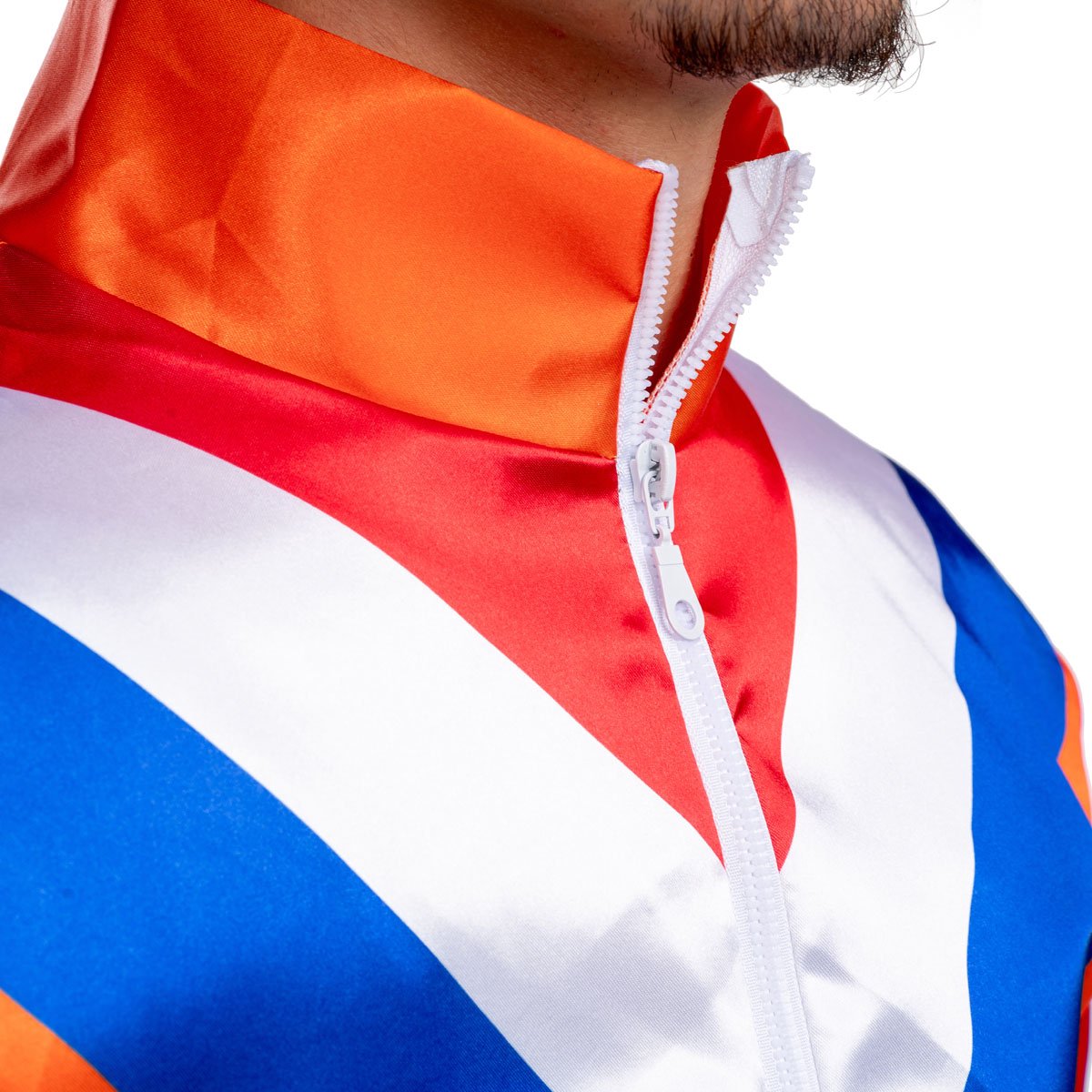Fout trainingspak - retro - foute kleding - party outfit - Carnaval kostuum - dames - heren - 80s - Holland - oranje - Maat XS/S — afbeelding 2
