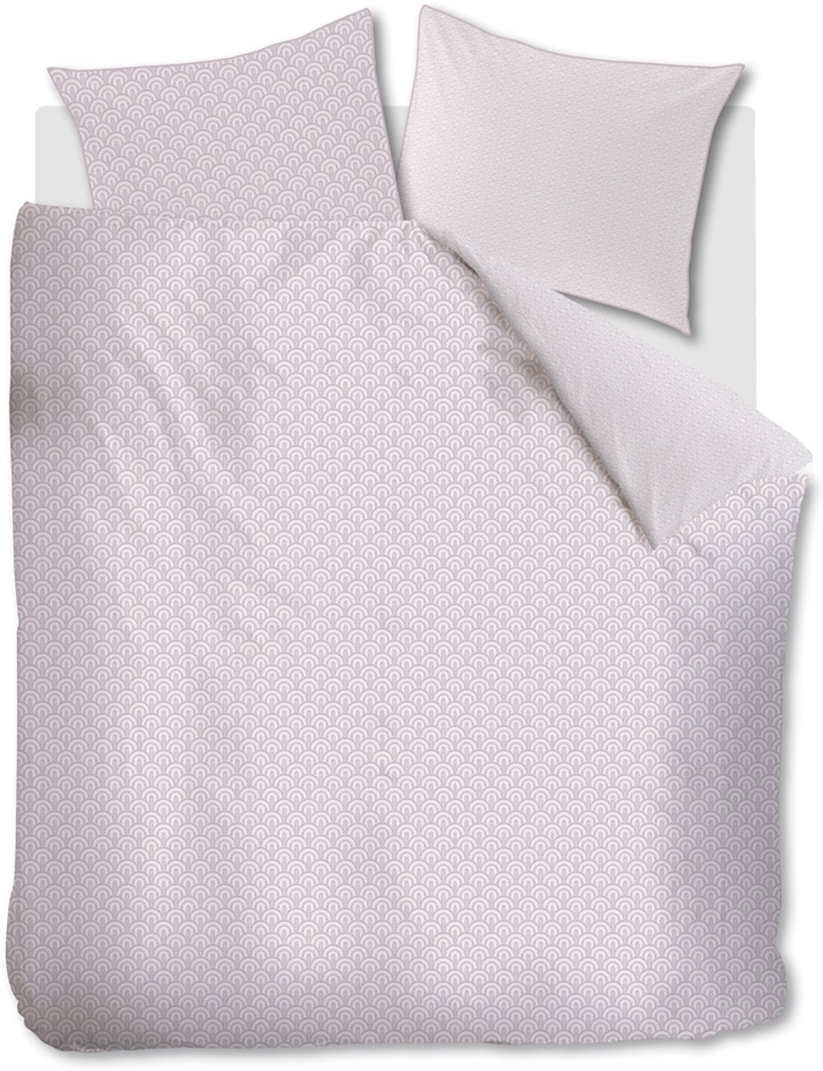 Riviera Maison Arched dekbedovertrek - Lits-Jumeaux XL - 260x200/220 - Zacht Roze