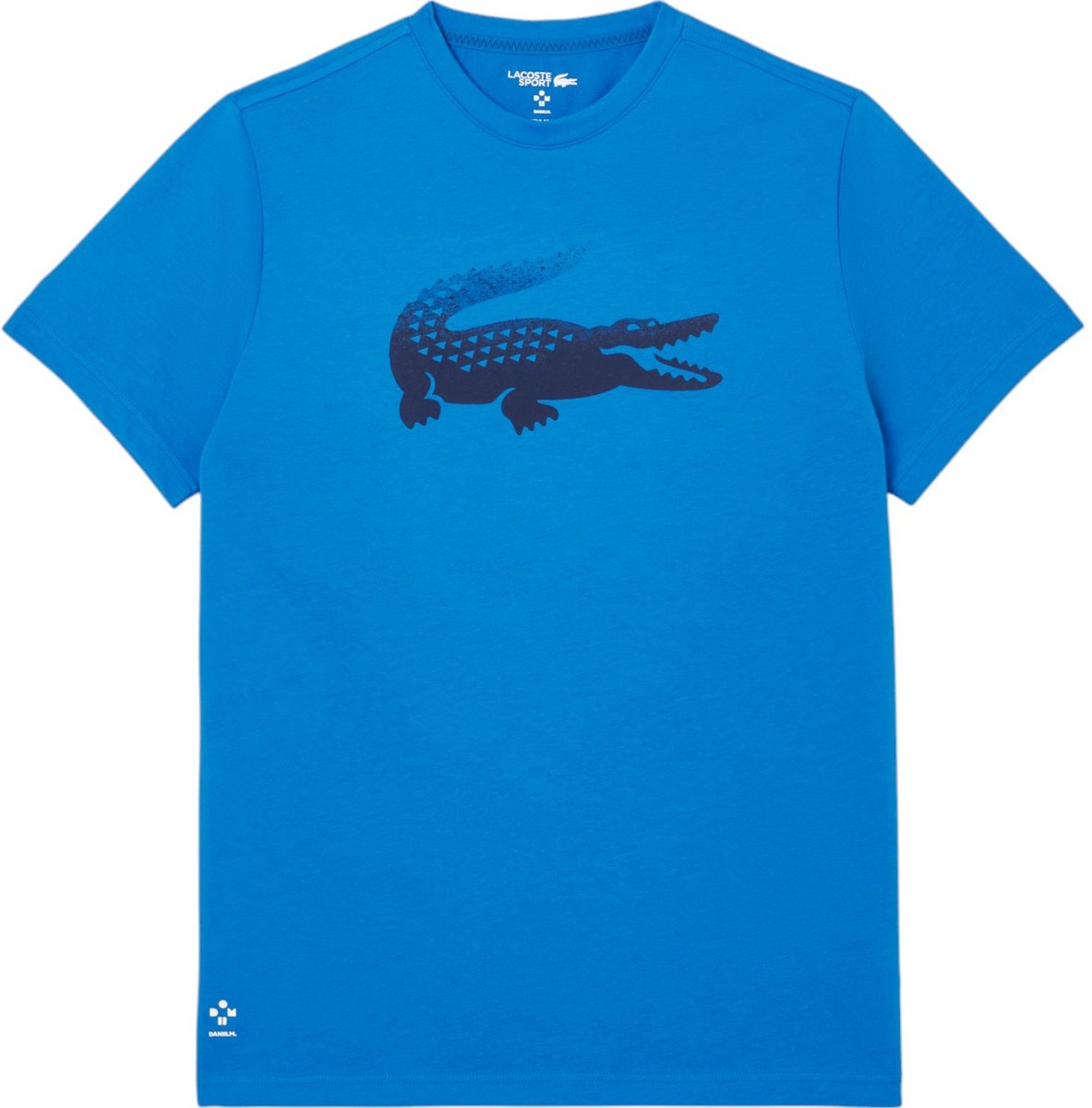 Lacoste T-Shirt Sport Ronde Hals Heren Blauw