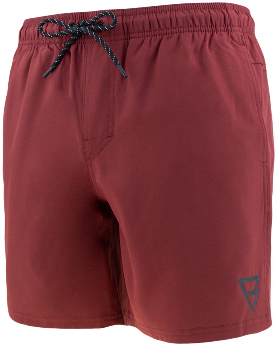 Brunotti Bru - conic Zwembroek Heren - Zwemshort met 4 - Way Stretch - Rust Red — afbeelding 12