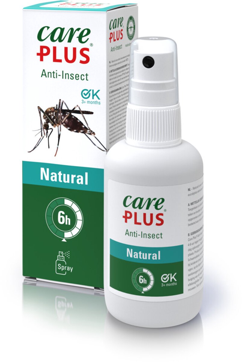 Care Plus Anti Insect Natural Spray - 2 x 60 ml - Voordeelverpakking