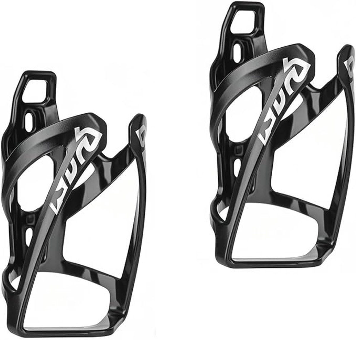 S&Dshopline® Flessenhouder voor op de fiets, met schroeven, lichtgewicht, voor op straat, mountainbike, zwart, 2 stuks