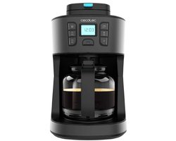 Cecotec Tropfkaffeemaschine Coffee 66 Grind & Drop. 1086 W, Klingenmühle, bis zu 12 Tassen, Extremearoma-Technologie, Digitale Tropfkaffeemaschine, aus Edelstahl, mit automatischer Abschaltung