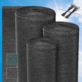 Sol Royal SG80 – Zichtbreeknet Antraciet 25m x 1,6m – UV-Bescherming –Schaduwdoek 165 g/m² – Balkonscherm HDPE – Inclusief Kabelbinders