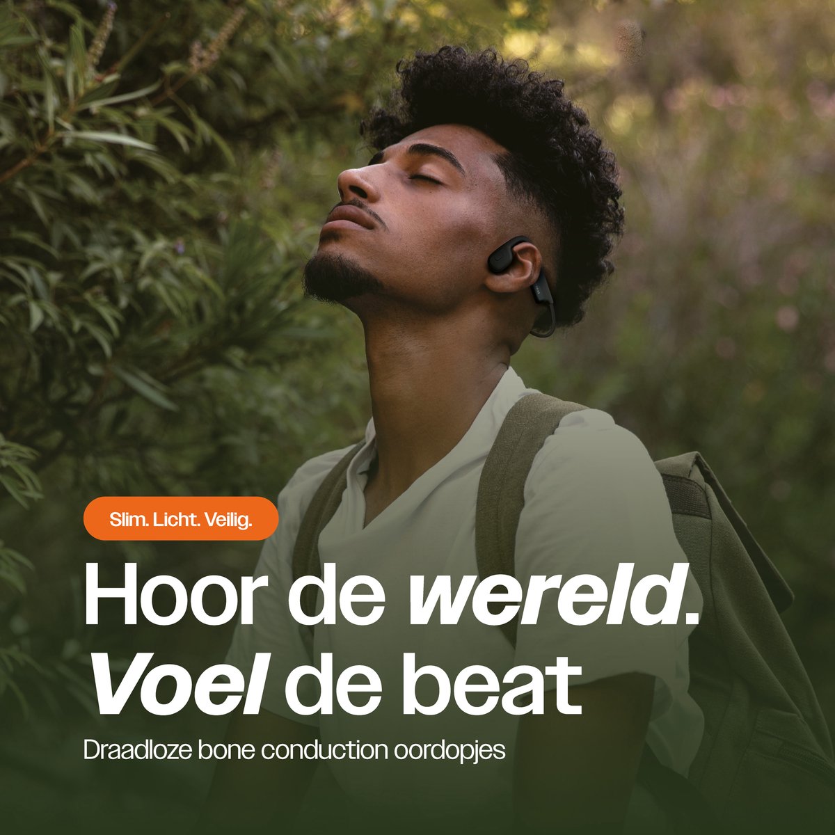 REBØNE Urban Bone Conduction Headphone - Sport Oortjes - afbeelding 2
