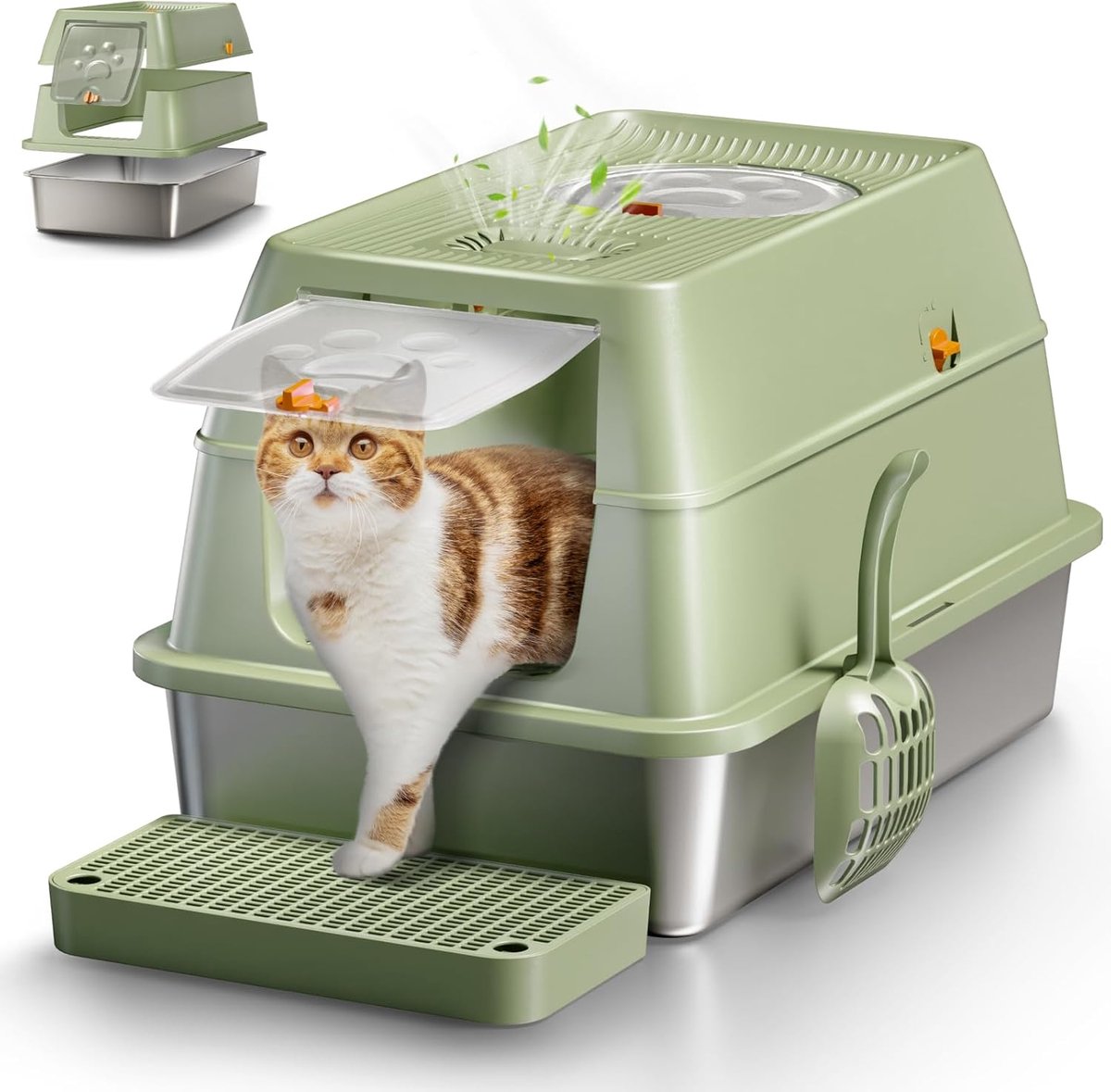 Lexium zelfreinigende kattenbak - automatische kattenbak - electrische kattenbak - electrische kattenbak zelfreinigend -