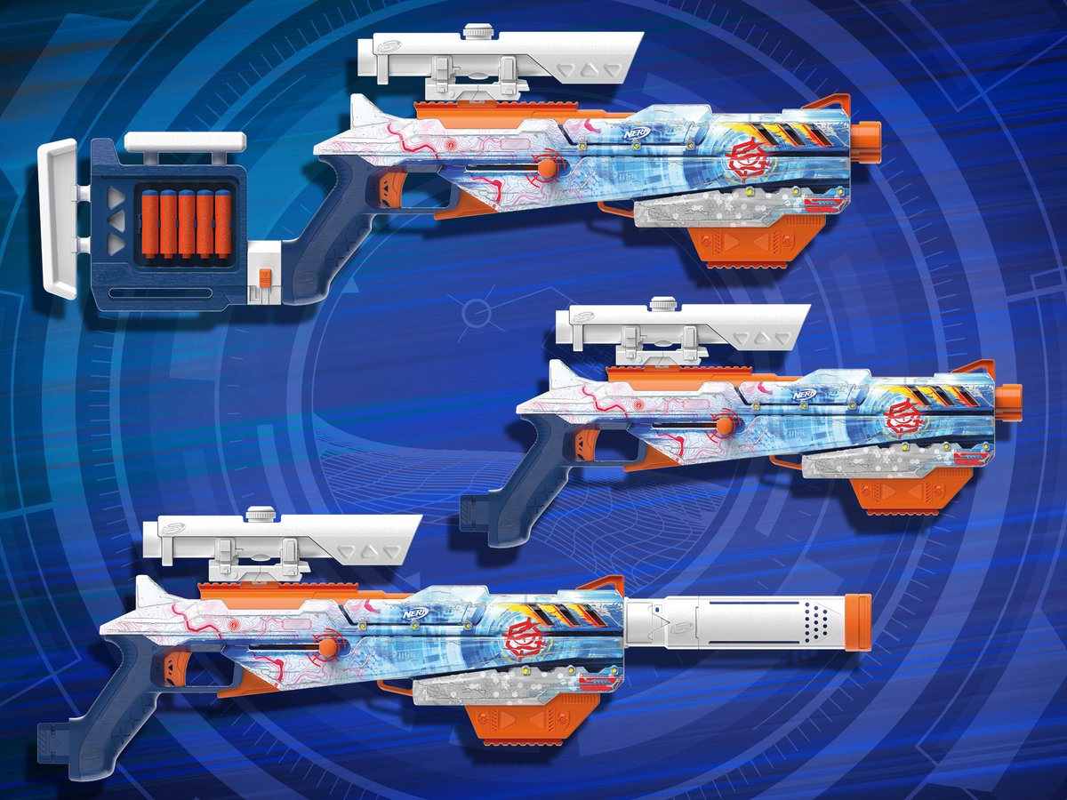 Nerf Loadout Arctic Zerostriker blaster en 24 N1-darts — afbeelding 14