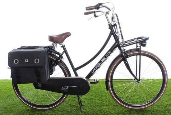 Willex Fietstassen 46 L zwart 11201