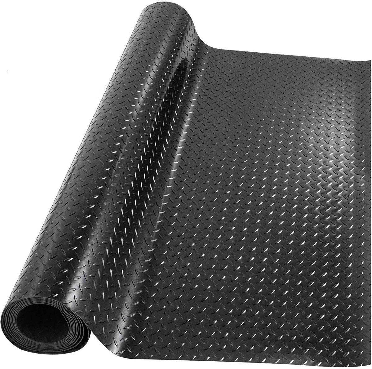 Ibenzoa® Robuuste Rubberen Vloerbescherming: 500 x 100 cm - Perfect voor Garage, Studio & Diverse Ruimtes