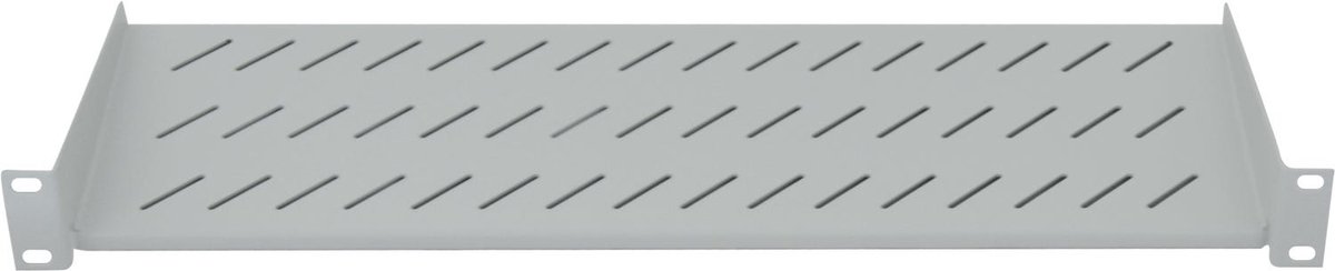 Intellinet 712200 19 inch 1 HE Vast inbouw Geschikt voor kastdiepte: vanaf 450 mm Grijs