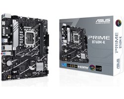 ASUS Prime B760M-K - Moederbord - Socket 1700 - Micro-ATX - Intel B760 chipset