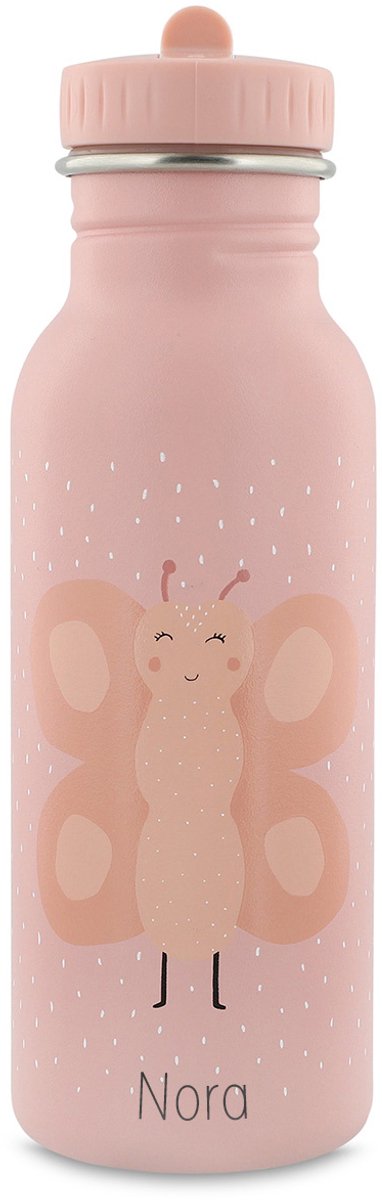Studio Balune Gepersonaliseerde Trixie Drinkfles 500ml - Mrs. Butterfly