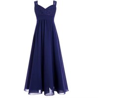 Galajurk Juliëtte - marineblauw - maat 152/158