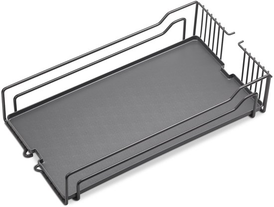 Plateau d'insertion Kesseböhmer anthracite pour panier suspendu DISPENSA, Junior et Swing pour largeur de corps 300 mm