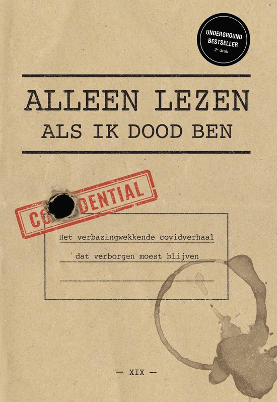 Alleen lezen als ik dood ben - cover