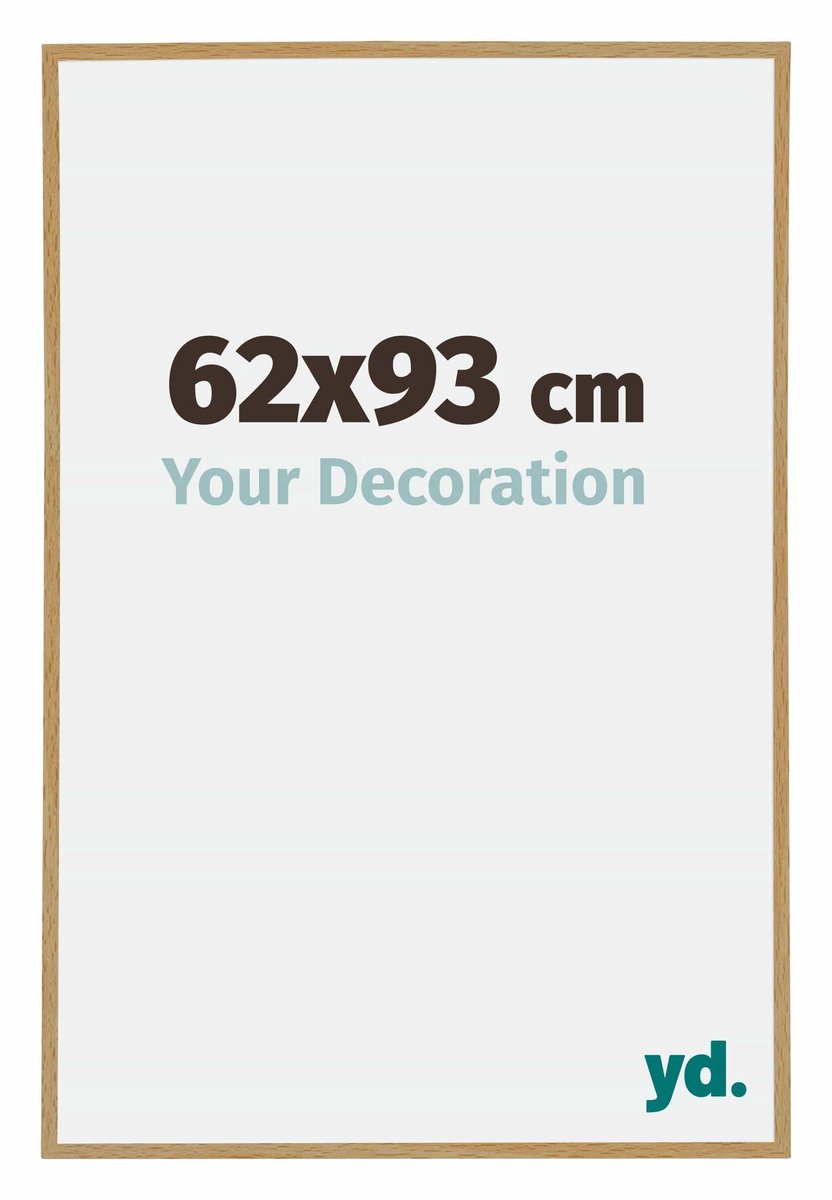 yd. Your Decoration - Fotolijst 62x93 cm - Kunststof - Beuken Licht - Evry