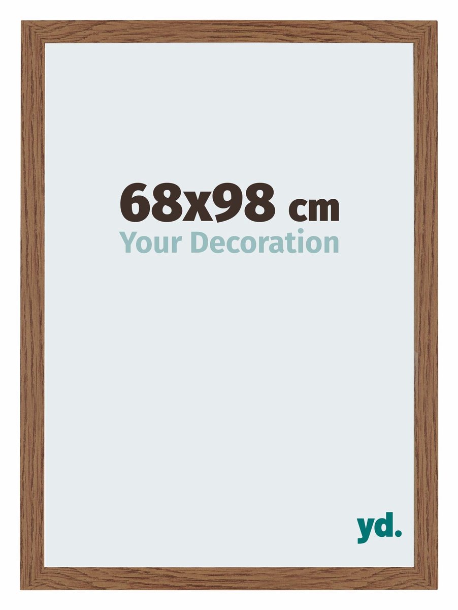 Your Decoration - Fotolijst 68x98 cm - MDF - Eiken Rustiek - Mura