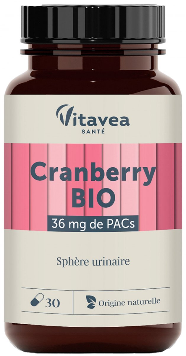 Vitavea Biologische Cranberry Urinewegen 30 Capsules