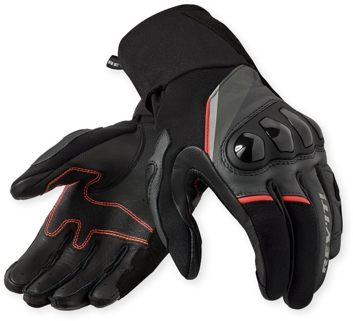 REV’IT! Combustion Zwart Antraciet Handschoenen - Maat XL - Handschoen