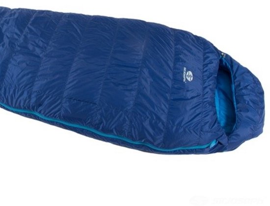 SirJoseph mummyslaapzak Trekking Rimo III 850 - links 200 cm - Navy Blauw van SirJoseph — afbeelding 3