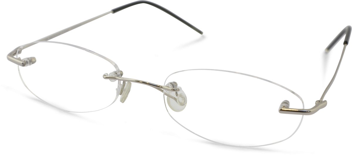 Leesbril Eschenbach Thin Round-Zilver-+1.00