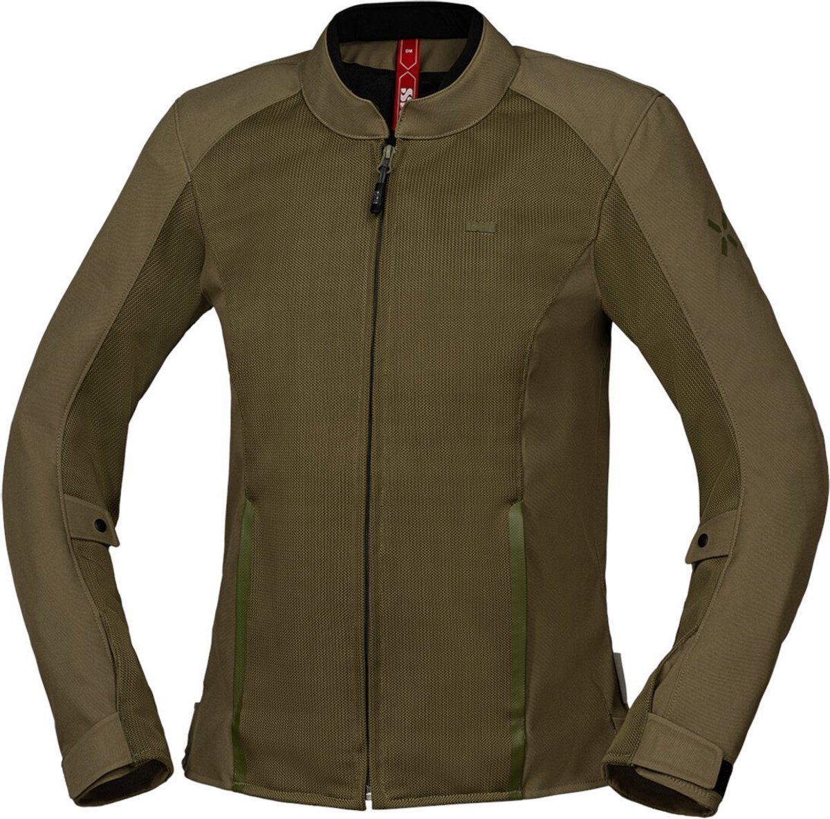 IXS Oxy-Air Mesh Dames Olijfgroen Textiele Motorjas - Jas