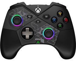 MSI FORCE PRO WIRELESS CONTROLLER - Gaming Controller - Zwart - Bluetooth - USB-C