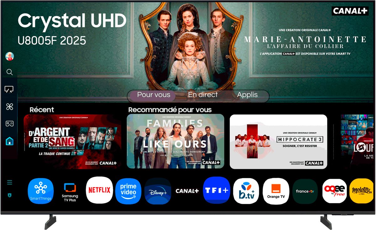 Smart TV Samsung TU55U8005FUXXC 55" 4K Ultra HD LED HDR QLED