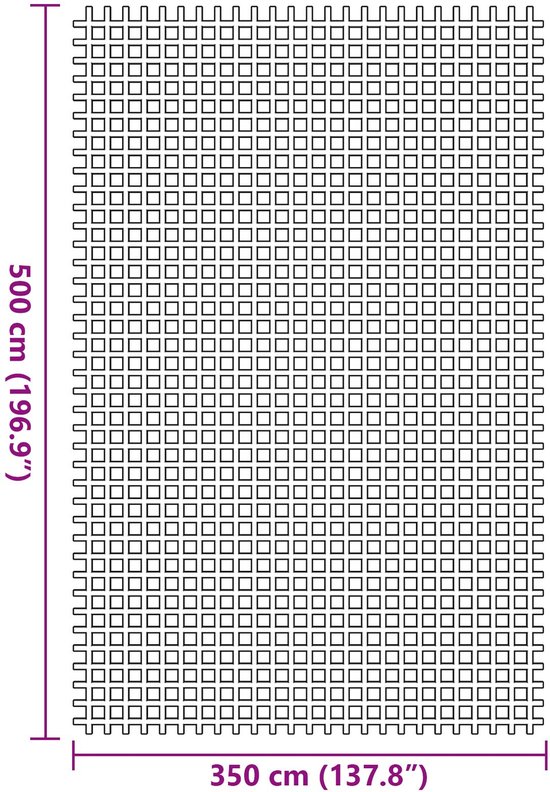 vidaXL - Tenttapijt - Antraciet - 500 - × - 350 - cm - Polyester van Vidaxl — afbeelding 5