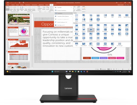 Lenovo ThinkVision T27-40 + MC60 Webcam