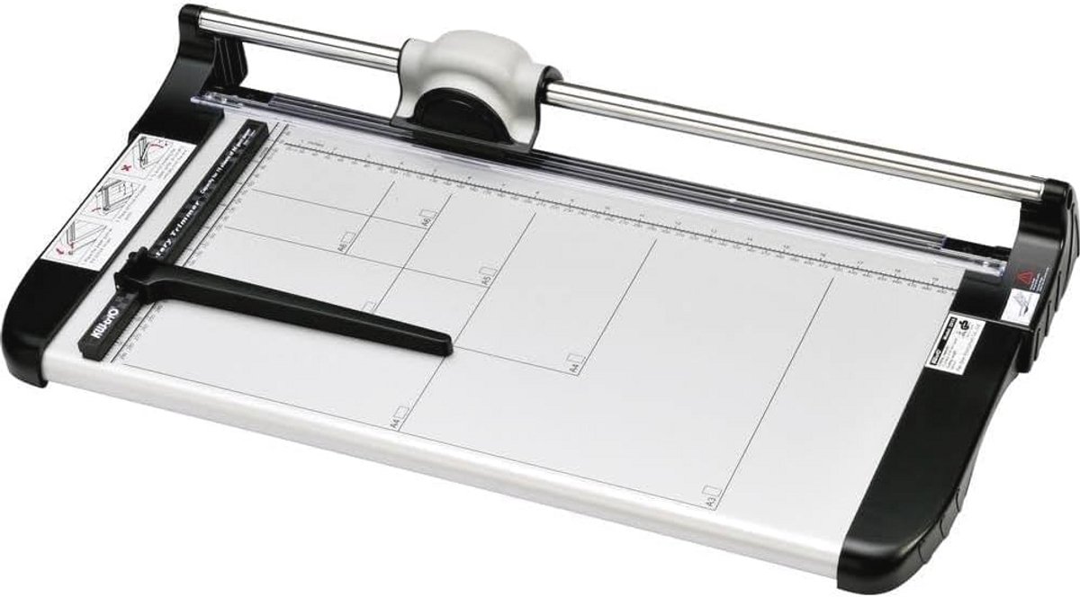 Professionele papiersnijder voor A2-formaat - Snijd 12 vellen tegelijk, ideaal voor papier, kaarten en foto's