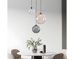LumenXL Design hanglamp Luminor 3-lichts - diverse glazen bollen