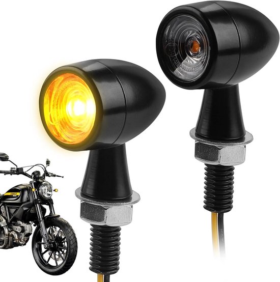 CICMOD 2 stuks motorknipperlichten, mini-led-knipperlichten voor