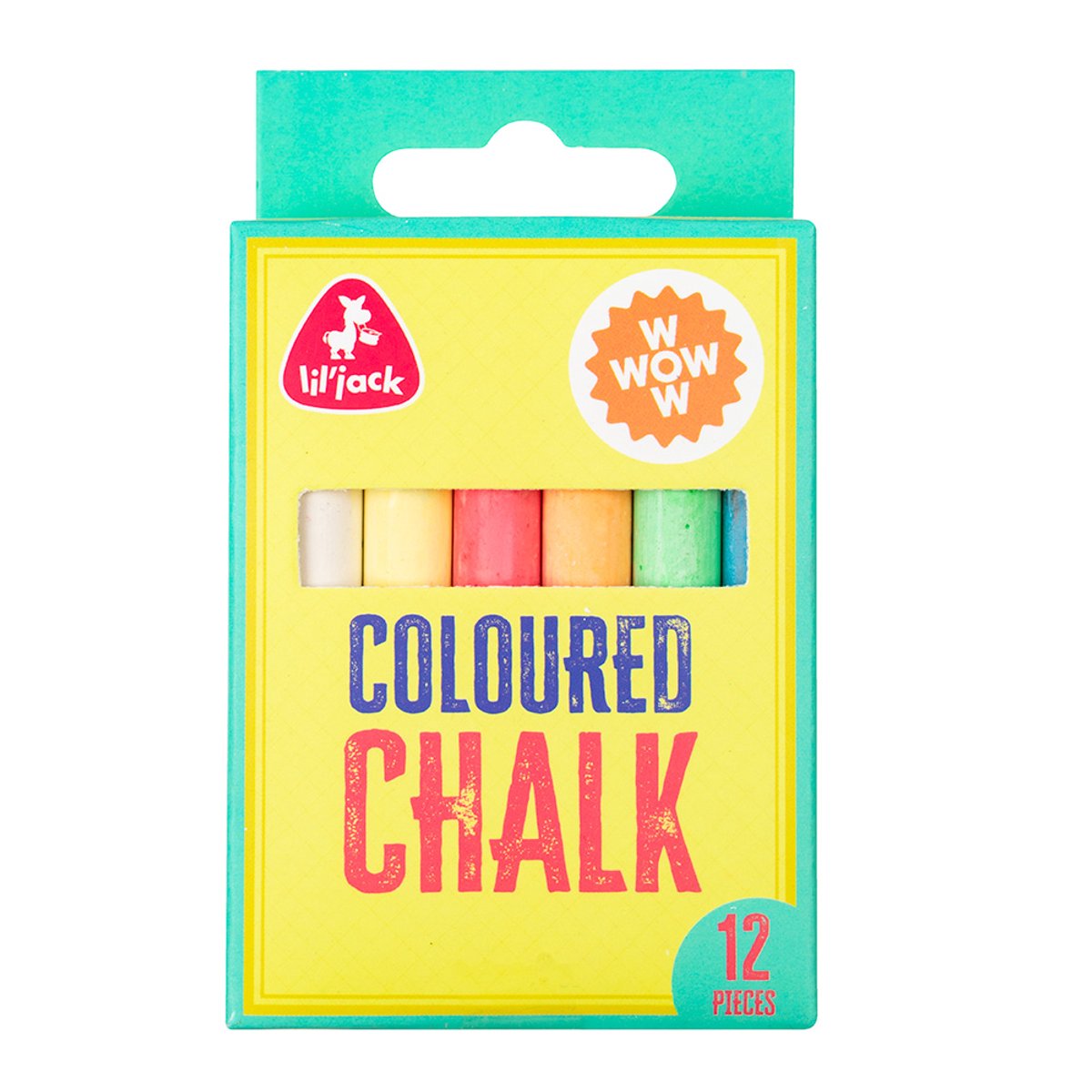 Gekleurde krijtjes | Schoolbordkrijt | 12 stuks | Diverse kleuren