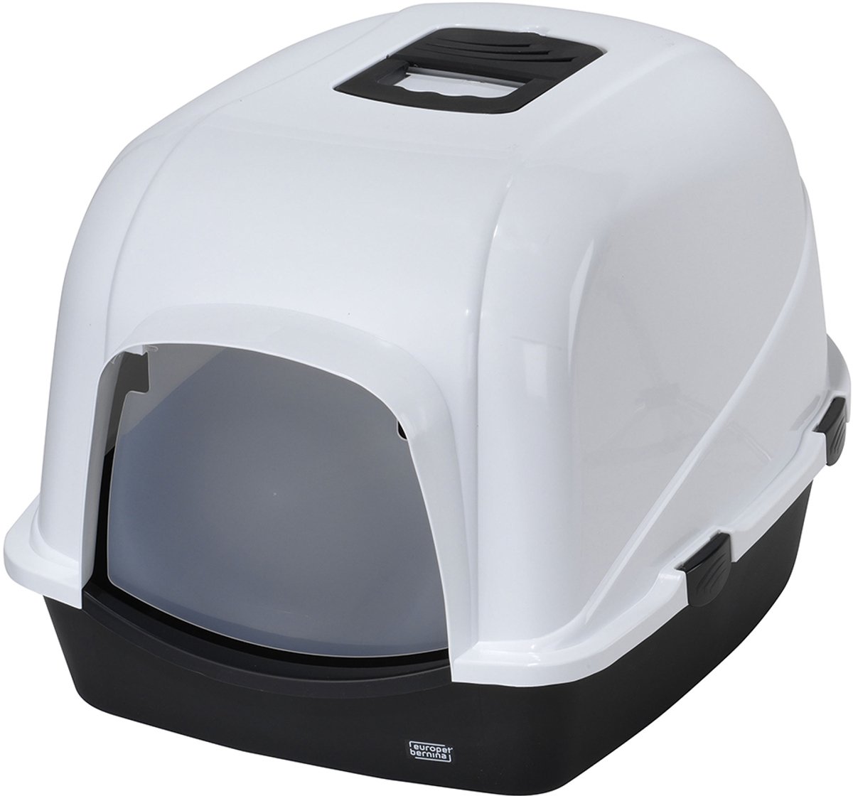 Bol.com EBI Eclipse 70 - Kattenbak - Grote Katten - Gesloten Met Filter - 70x56x46cm Zwart aanbieding