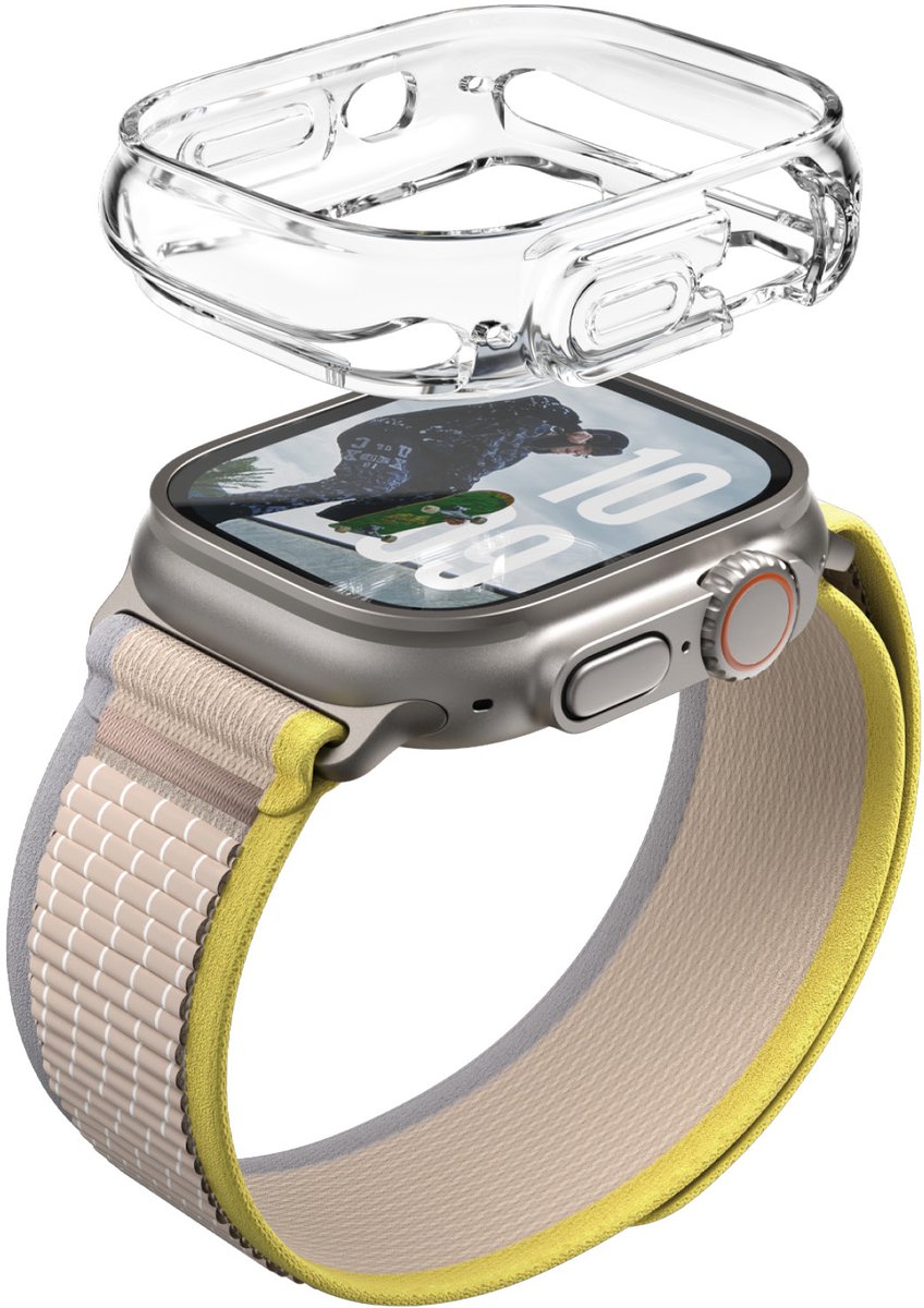 PanzerGlass Bumper voor de Apple Watch Ultra / Ultra 2 / Ultra 3 - 49 mm - Transparent