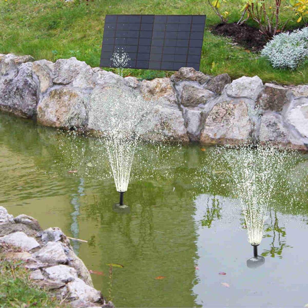 Nurnesy Vijversproeier, waterfonteinsproeier, sproeikop voor tuinvijver, zwembad, rotstuindecoratie