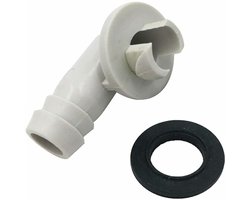Geschikt voor Draagbare airconditioner accessoire, airconditioning afvoerslang connector elleboog fitting voor mini-split units en raam airco unit onderdelen 15mm 3st