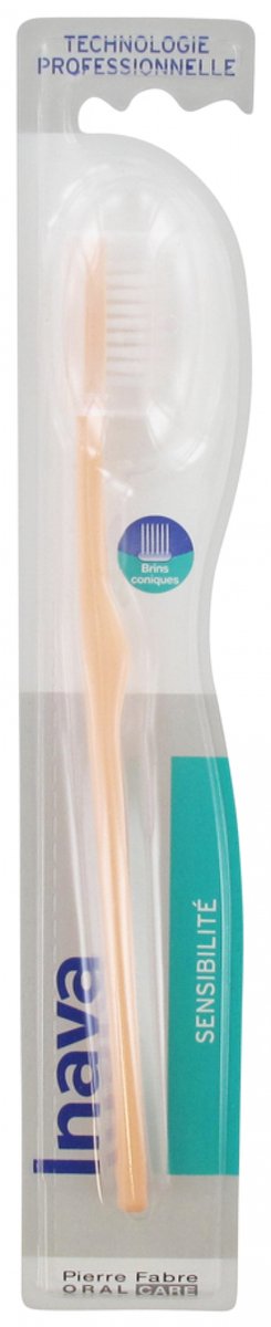 Inava Kegelvormige Borstel Voor Gevoelige Tanden (Kleur : Zalm)