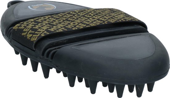Excellent Horse Flexi Brush Massage - Paardenborstel - Paarden Spullen - Manenborstel Paard - Massageborstel - Zwart