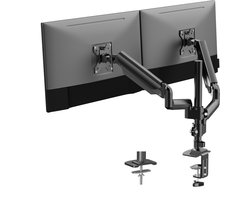 Douxe® AMPS-2 - Monitor Arm- Monitorbeugel voor 2 Schermen - 17 t/m 32 Inch - 2 t/m 9 KG - Verstelbare Monitorbeugel