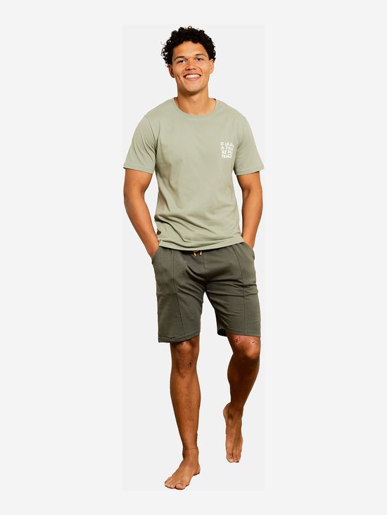 Set pyjama Pyjama short Phil & Co pour homme, motif Green Process, taille XL