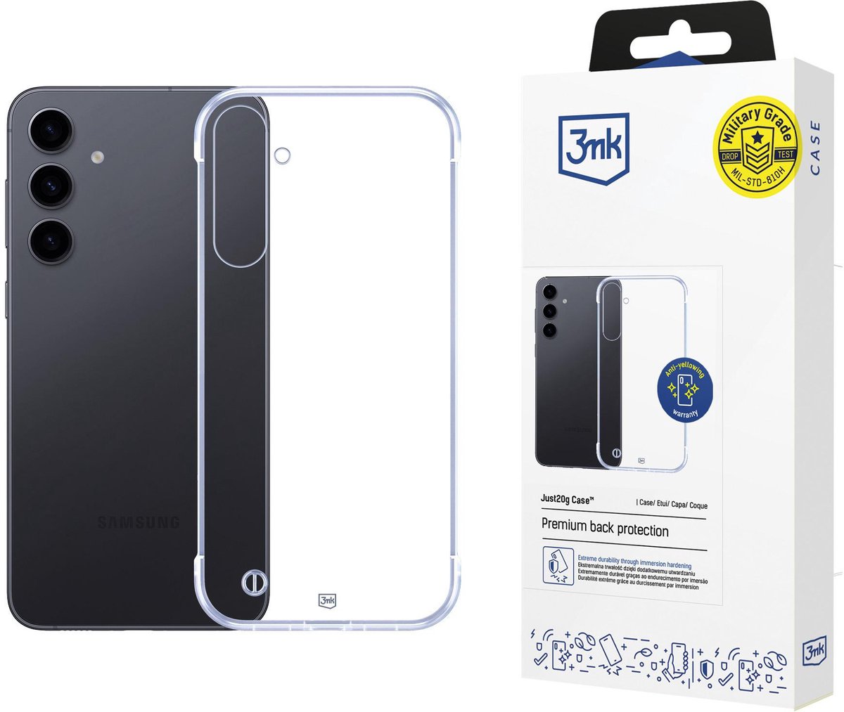 Samsung Galaxy S24 - 3Mk Just20G Doorzichtig Hoesje
