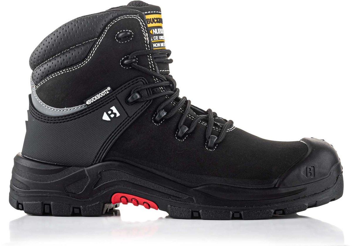 Buckler Boots Nubuckz Schoen NKZ102 Hoog S3 - Zwart - 47