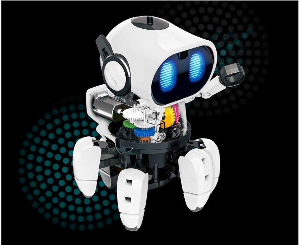 KOSMOS Chipz Intelligente Robot - Experimenteerset - Bouw je eigen slimme robot met sensoren en spelmodi - Volgmodus en Obstakeldetectie - Meer dan 100 Onderdelen - STEM Speelgoed - Vanaf 8 Jaar — afbeelding 3